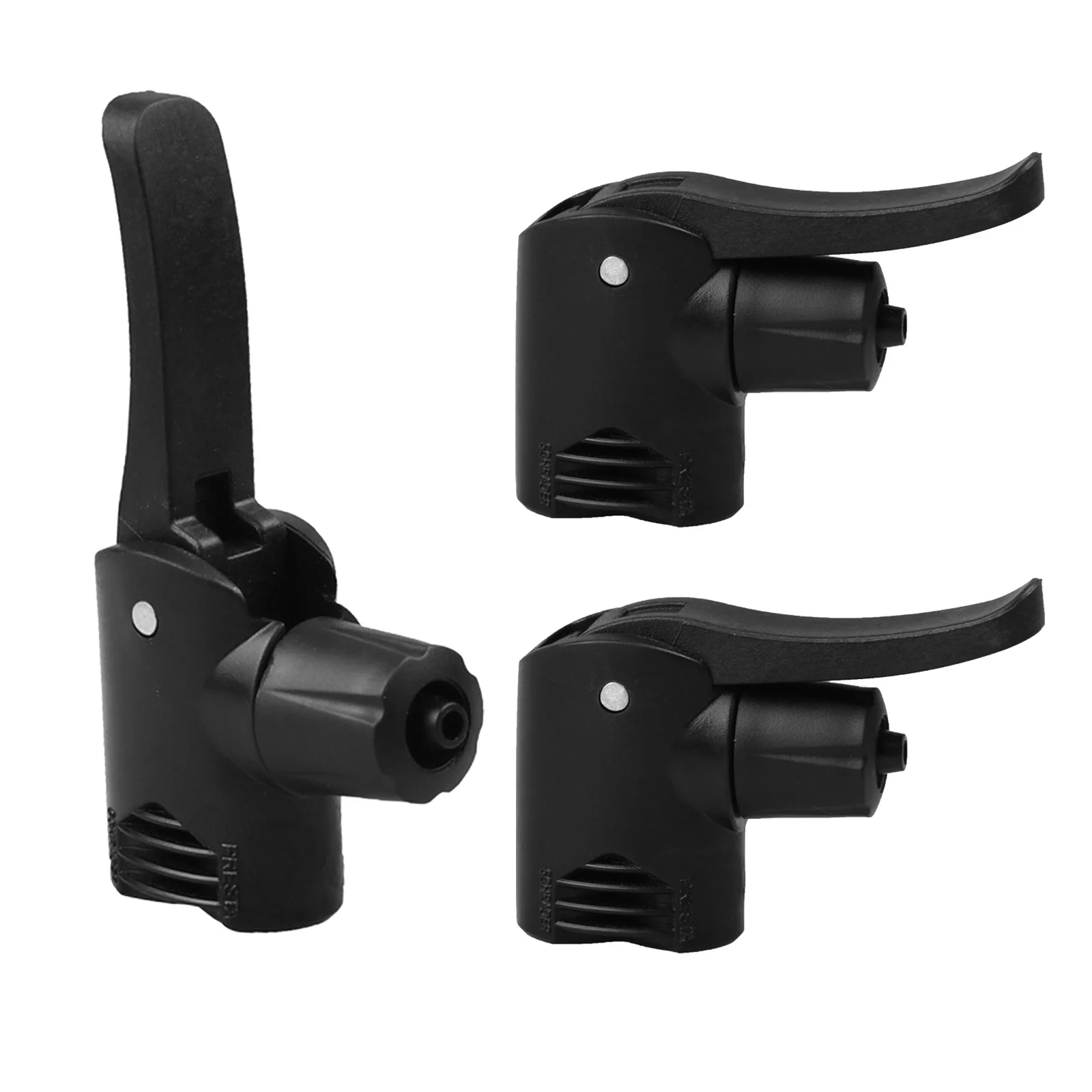 3 قطعة فوهة مضخة الهواء المزدوج رئيس دراجة منفاخ لإطارات السيارة خرطوم محول خفيفة الوزن دراجة مضخة استبدال لصمام دراجة نارية السيارة #1