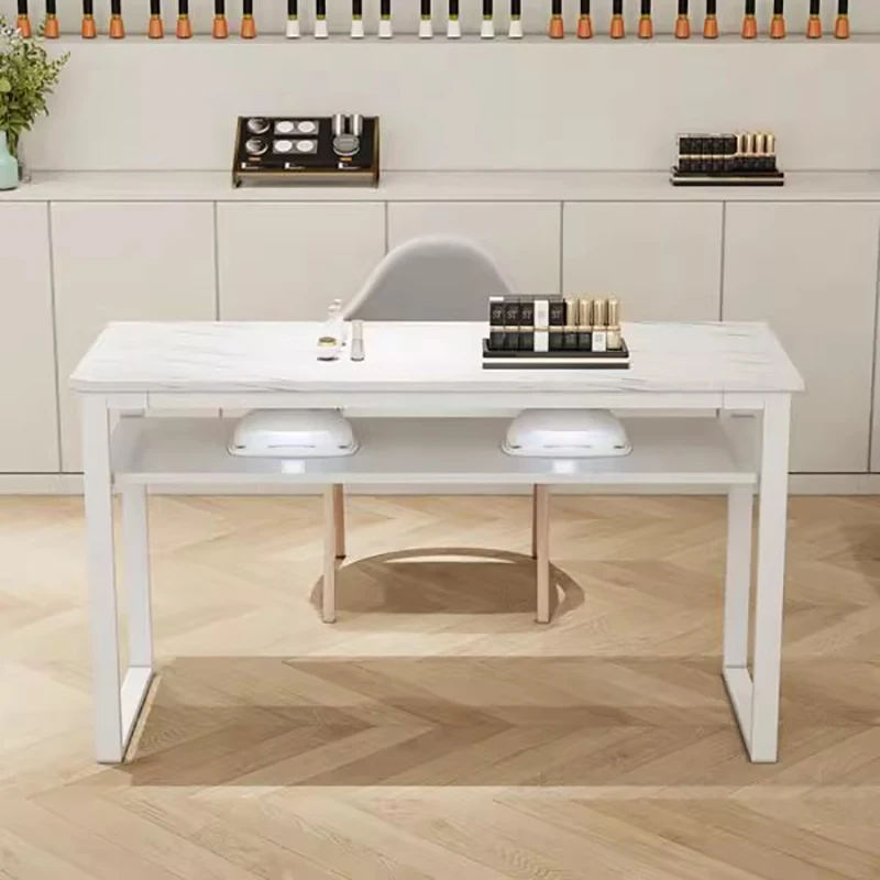 

Minimalist Modern Manicure Nail Table Elegant And Subtle Classic Manicure Nail Table Rectangle Design Mesa Salon Furniture