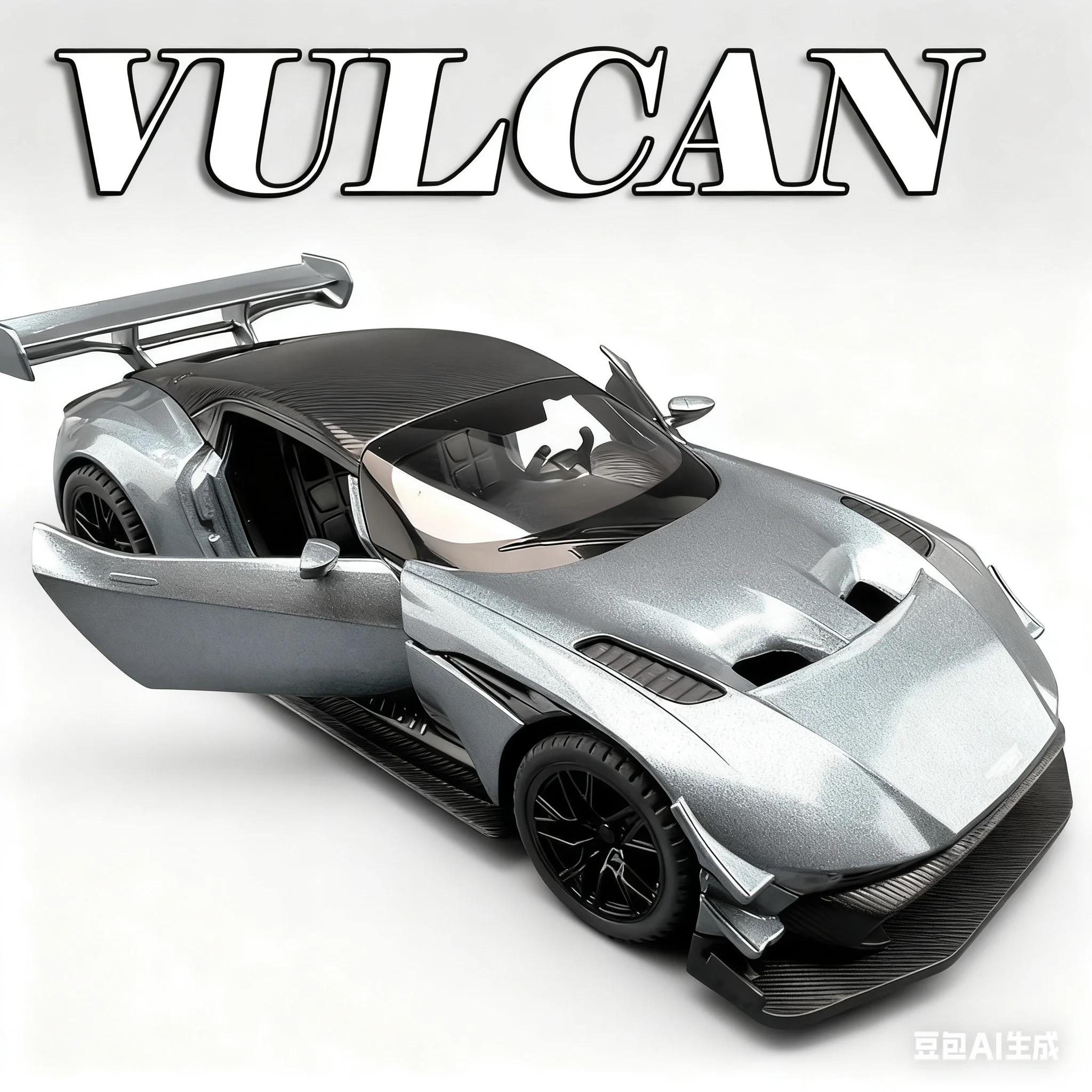 Model zabawki Vulcan DB12 w skali 1:32, miniaturowy supercar, odlew ze stopu, dźwięk, światło, otwierane drzwi, napęd na sprężynę, zabawki samochodowe sportowe, ozdoby.