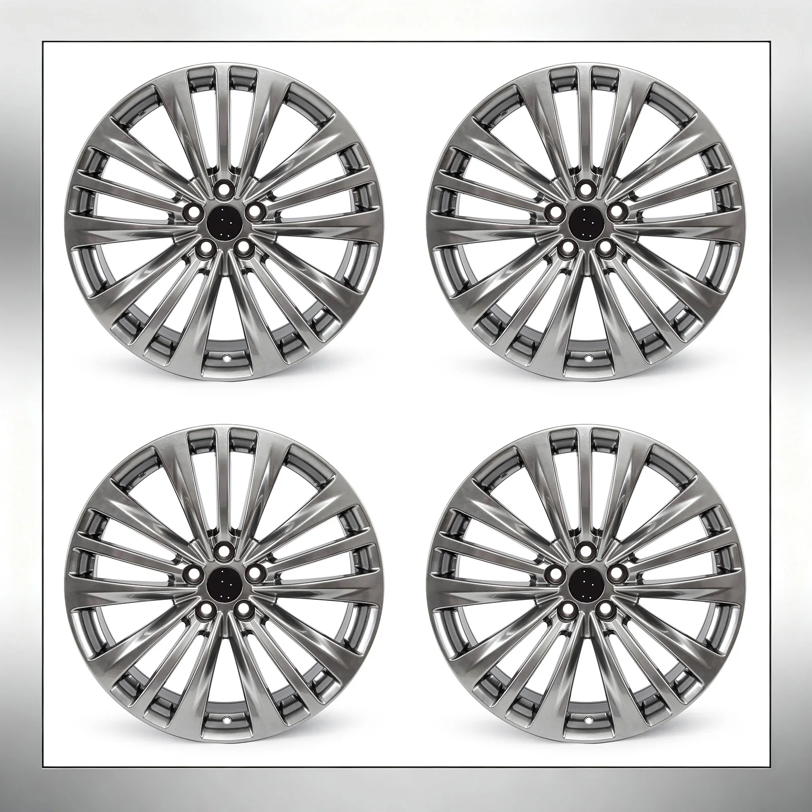 

1/2/4PCS 20X8 Inch Black Car Hubs Replacement Wheel Rims Alloy Wheel Fit For 2020-2022 Toyota Highlander Wheel