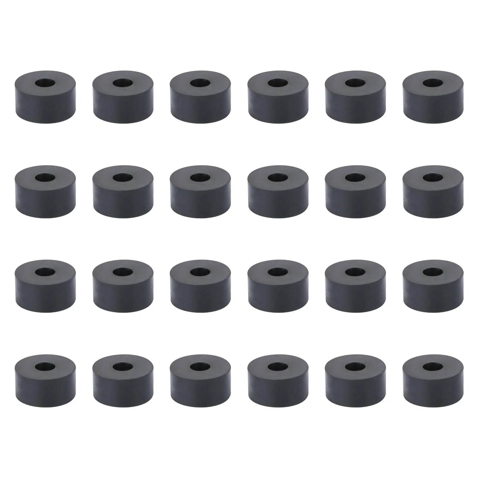 

24PCS Portable Flowerpot Foot Pads Round Rubber Absorbing Mats Shockproof Plant Pot Cushion Multi-purpose Pad for Modern Ceramic
