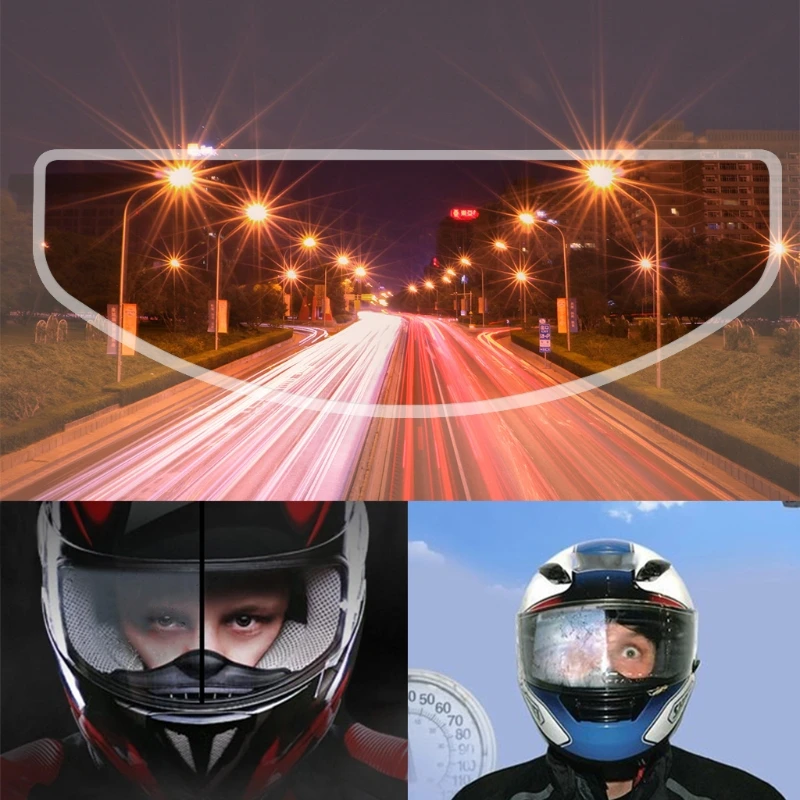 2 Sets /1Set Motorcycle Helmet Waterproof Rainproof Anti-Fog Lens Film Clear Visor Screen Shield for K3 K4 AX8  HJC MT