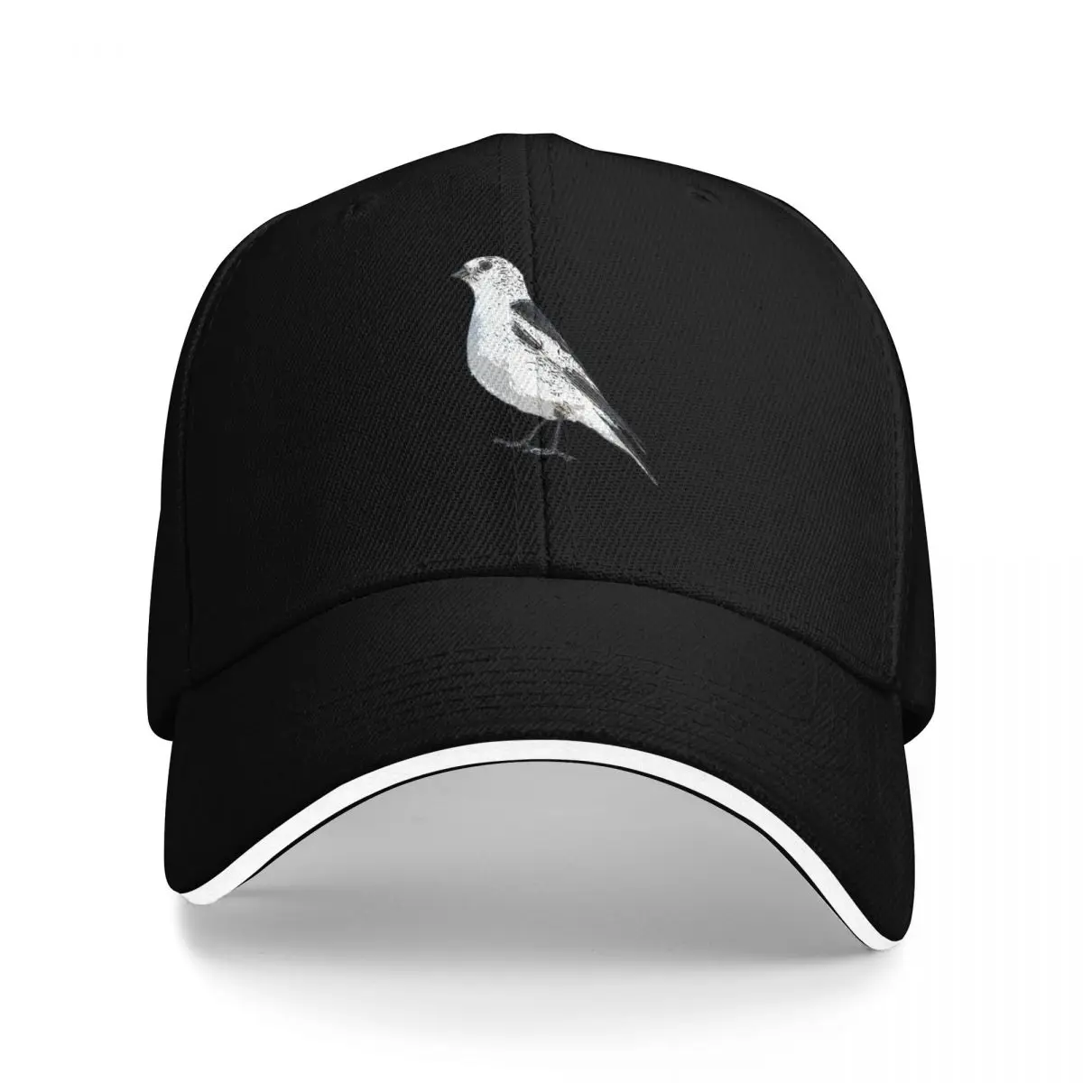 Snow Bunting Black Alternate Design Baseball Cap fun hats hiking hat Funny hats Mens Tennis Women's