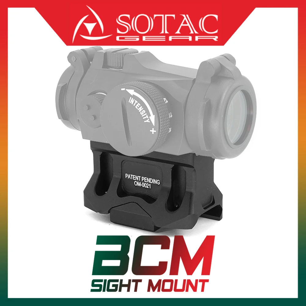 

Tactical BCM Lower Cowitness Optic Mount for AR15 Picatinny Rail Accessories, 1/3