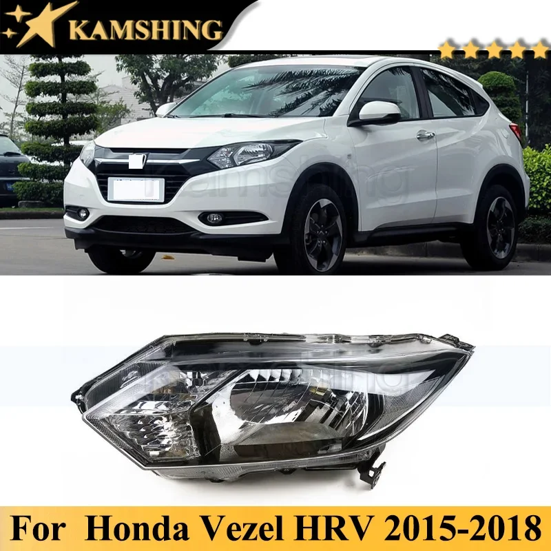 

CAPQX For Honda Vezel HR-V HRV 2015-2018 Front Bumper Head Light Lamp Auto Light Car Light Headlight Headlamp