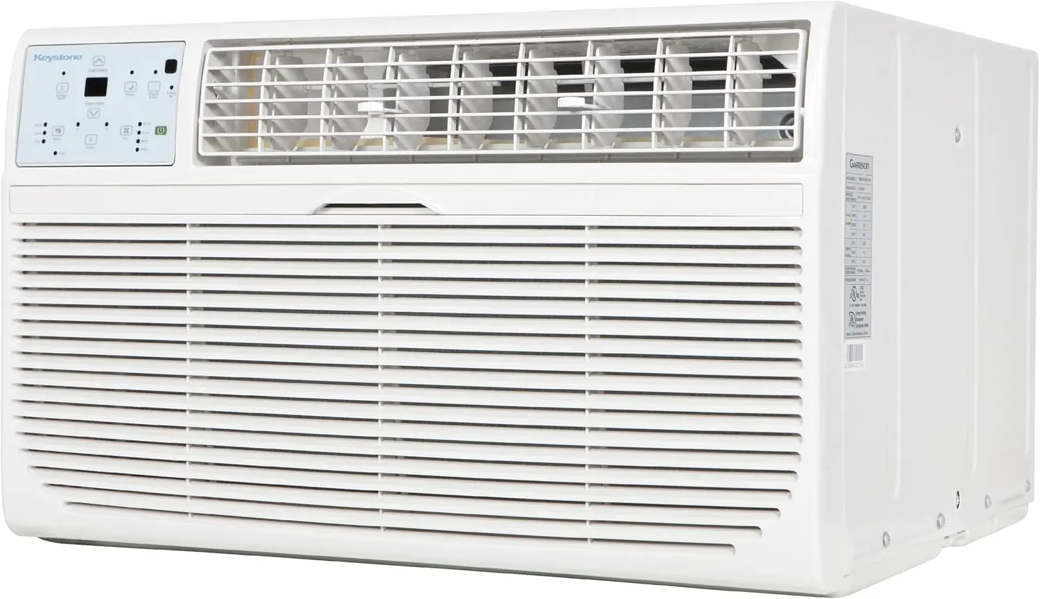 12,000 BTU Through the Wall Air Conditioner and Dehumidifier, 230V, Quiet Through the Wall AC Unit for Medium Sized Roo