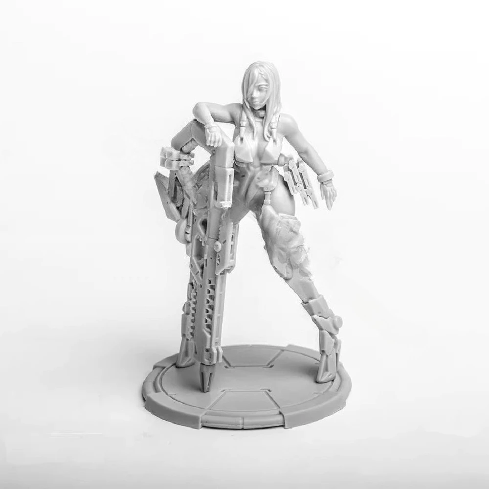 

75mm Cast Resin Model Assembly Kit Marine Corps Heavy Infantry Character Model Unpainted