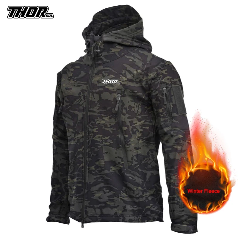 

Cycling Winter Jacket Thermal THORSOL Motorcycle Men's Windbreaker Mountain Bicycle Clothes Bike Sportswear Abrigos Para Hombre