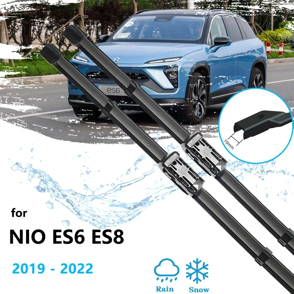 For NIO ES6 ES8 2019 2020 2021 2022 Wiper Blades 26 20 Front Rubber Frameless Windscreen Windows Car Washers High Quality