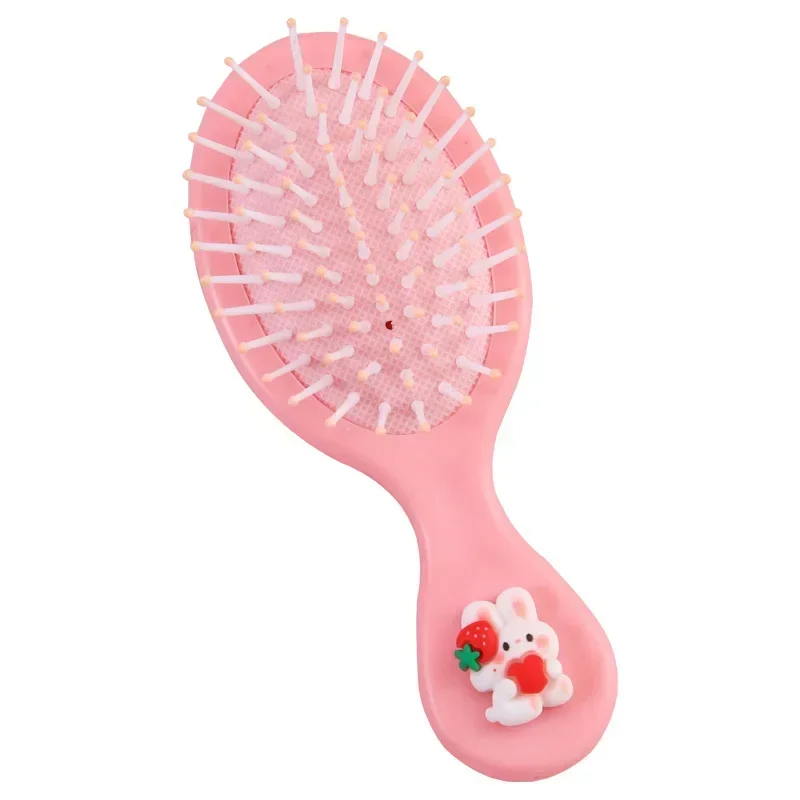 Cute Cartoon Small Hair Comb Children Air Cushion Comb Girl Portable Anti-static Head Massage Hairbrush Barber Salon Accessories