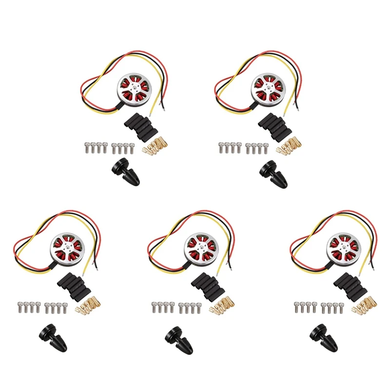 5X 5010 750KV High Torque Brushless Motors For Multi Copter Quad Copter Multi-Axis Aircraft-B