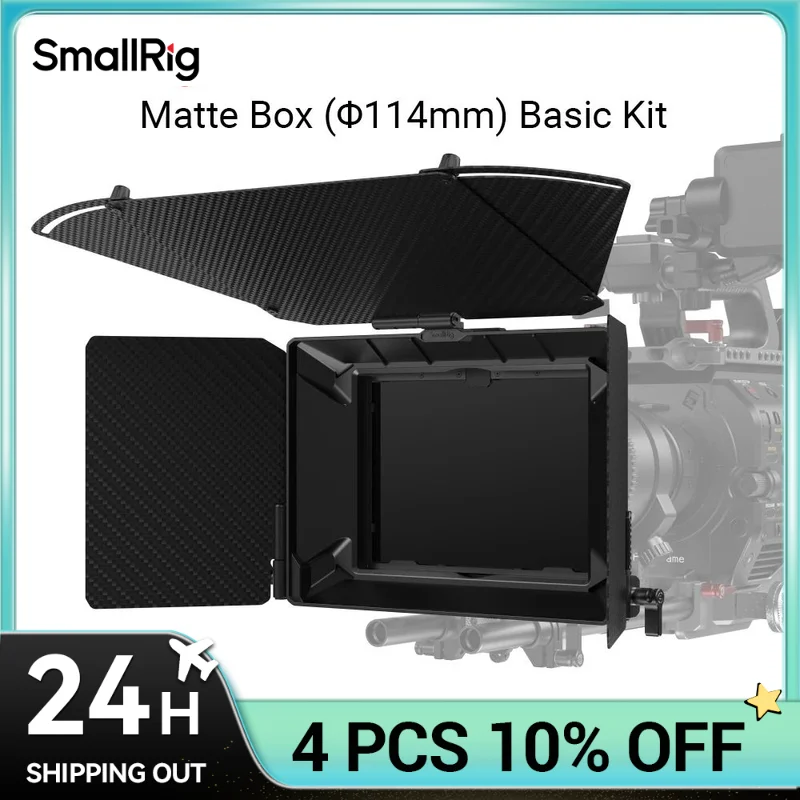 SmallRig Multifunctional Modular Matte Box (Φ114mm) Basic Kit for DSLR Cameras All-Round Light Blocking Quick Disassembly