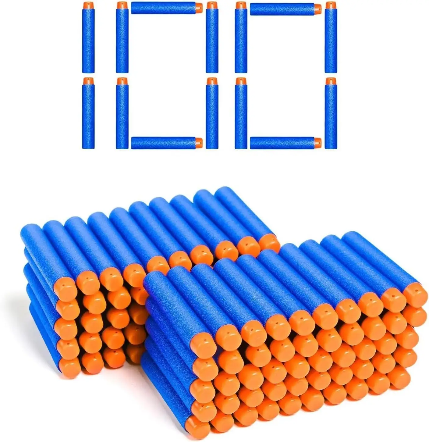 

100 Blue Dart Bullets Compatible with All Elite 2.0 Series Blasters