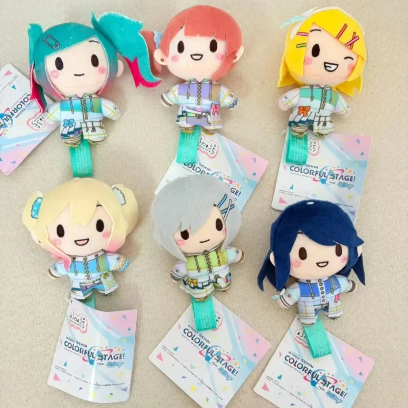 

Оригинальный плюшевый брелок-игрушка Hatsune Miku Project Sekai Unnamed Harmony Bean Eyes, аксессуар для сумки, для коллекционеров аниме