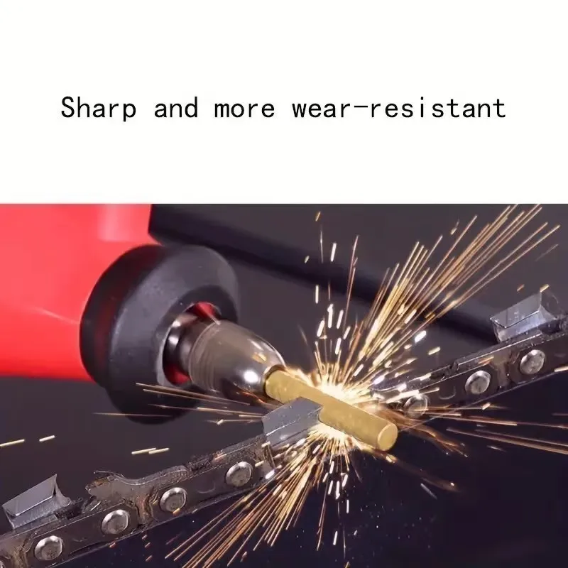 

2Sets 5.5mm Golden Sharpening Kit, Diamond Coated Heavy-Duty Set for Fast Chainsaw Maintenance