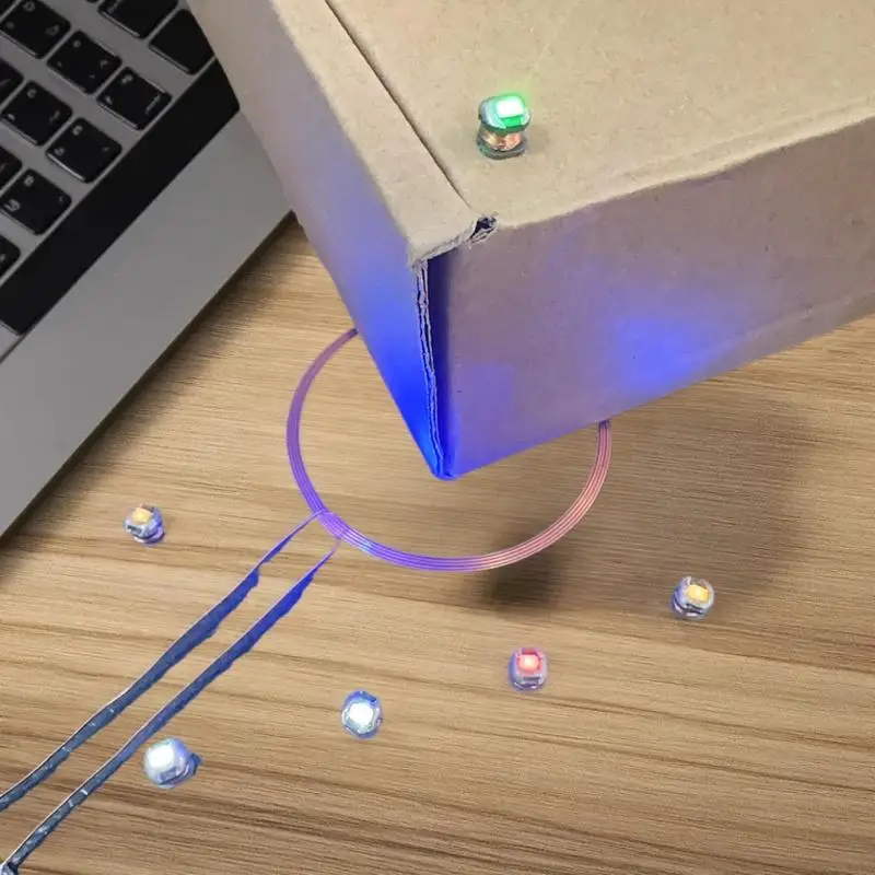 0-80mm 송신기 코일 및 USB 무선 수신기 LED 램프 키트, 장난감용 DC 5V 전원 공급 장치