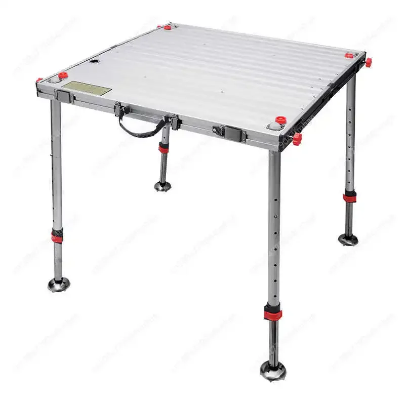 

Aluminum Alloy 민물좌대 Ultra Light Fishing Platform Foldable Thickened Fish Sediment Freshwater 낚시좌대 Footrest낚시 플랫폼Fishing pedestal
