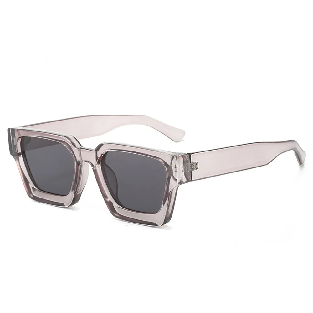 

Multicolor Large Square Frame Sun Glasses Lightweight Vintage Leopard Print Sunglasses Fashion Punk Men UV400 Eyewear Outdoor