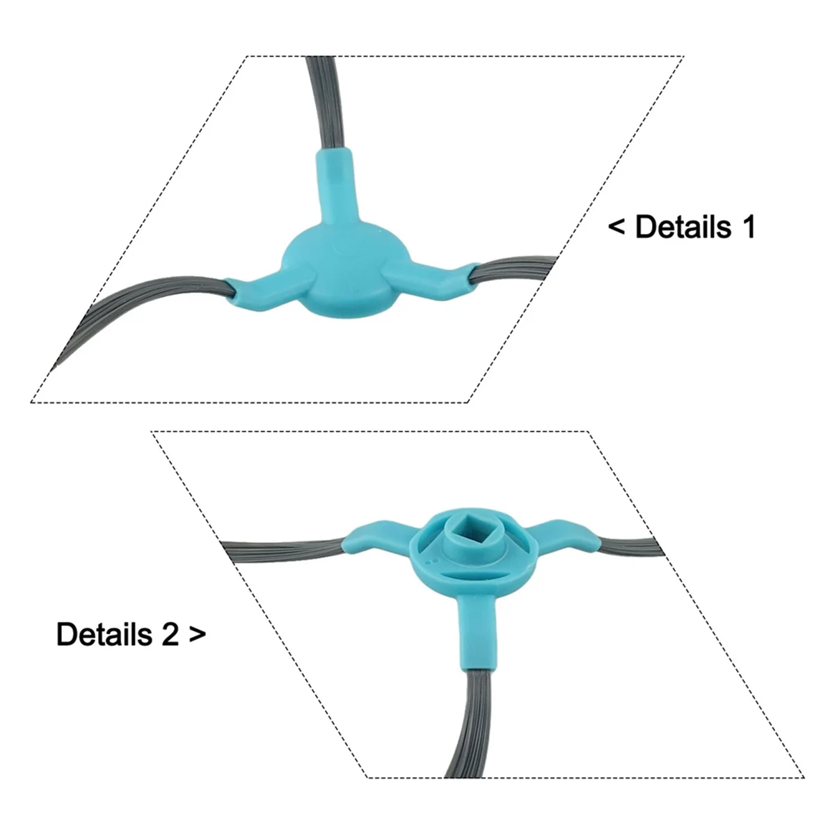 

Точные-10 упаковок, аксессуары для подметальной машины, боковая щетка для Conga 2499 Ultra Home, усовершенствованные запасные части для робота-пылесоса