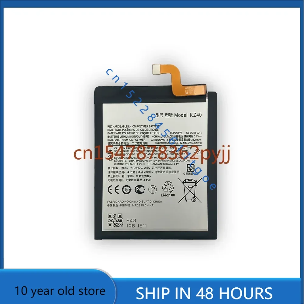 

High quality batteries KZ40 Battery for Motorola Moto Z4 XT1980-3 3600mAh