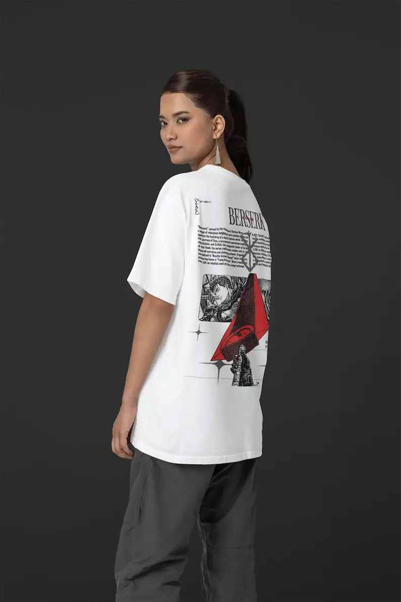 ANIME T-SHIRT Backprint | 100% cotton