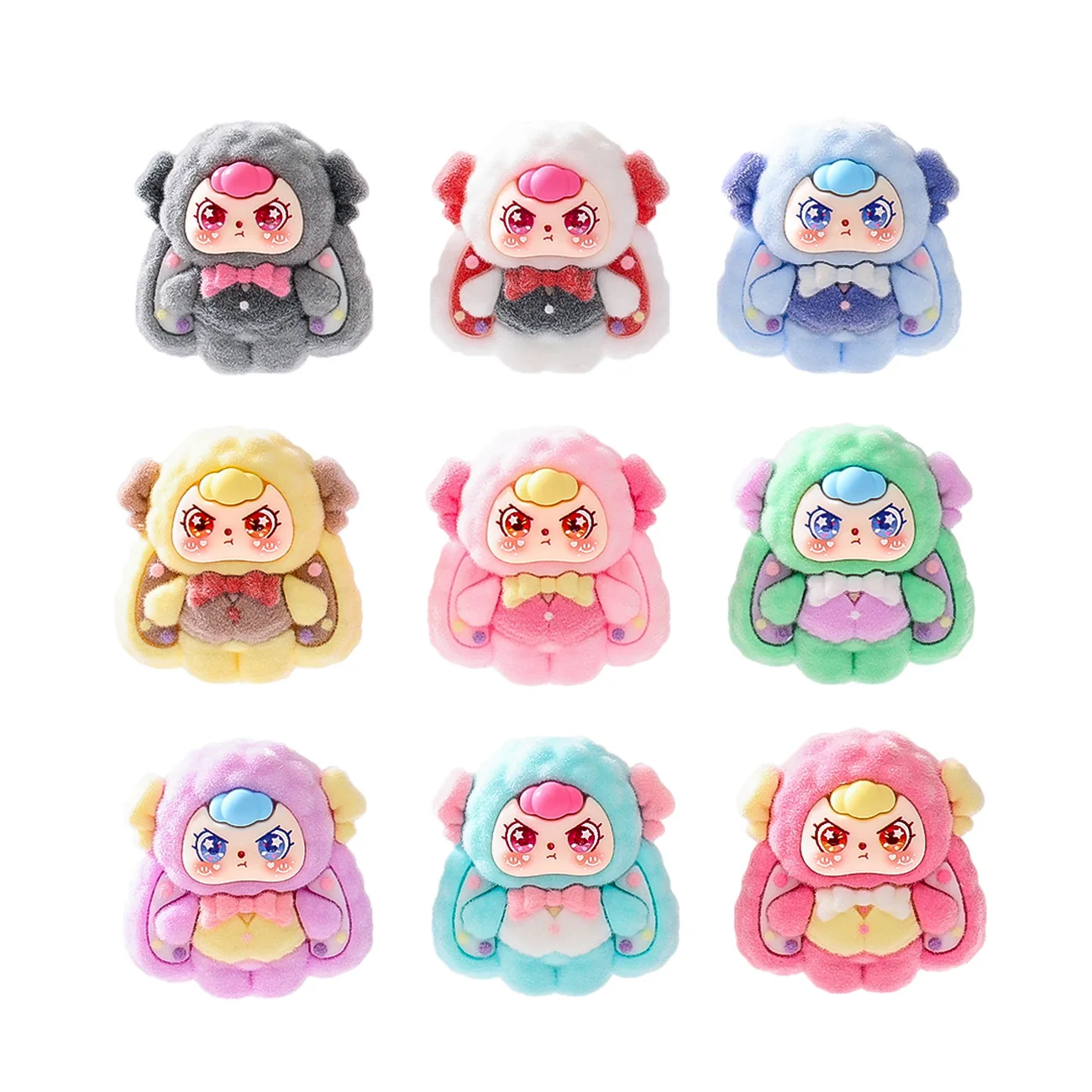 9 ピース/セットミニベビー 3 フィギュアおもちゃウサギの置物デスクトップ装飾モデル装飾品おもちゃ男の子女の子クリスマスギフト