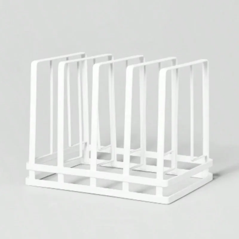 Organizador de bandeja de armazenamento de arame branco: armário de cozinha de arame e organizador de despensa, 10 "H x 13" P x 9 "W