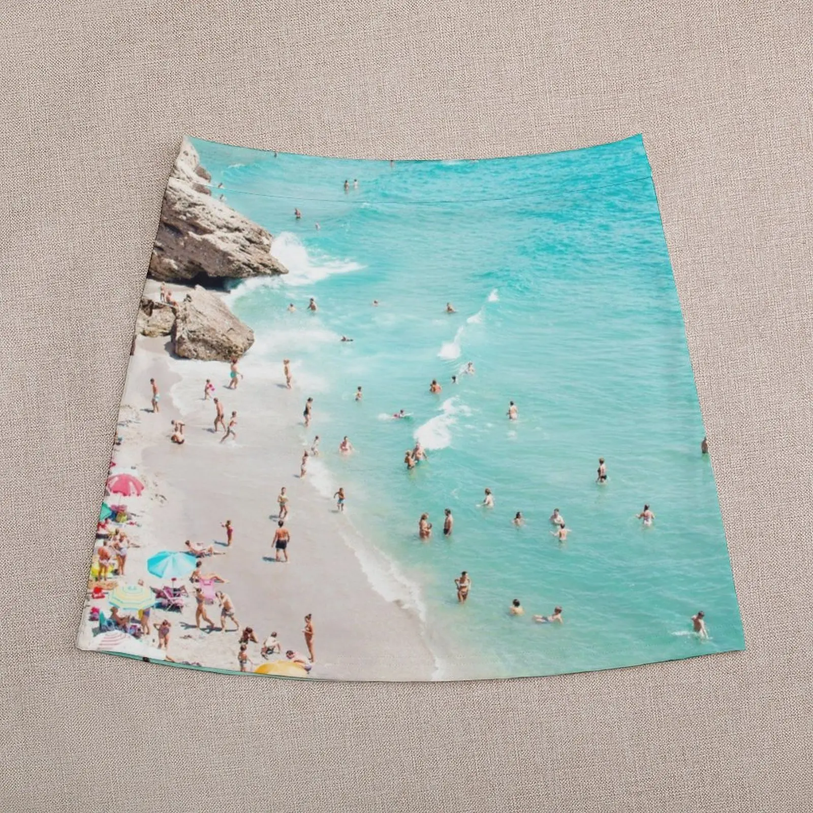 Coastal, Beach art, Blue Water, Sea, Ocean Mini Skirt new in clothes clothes