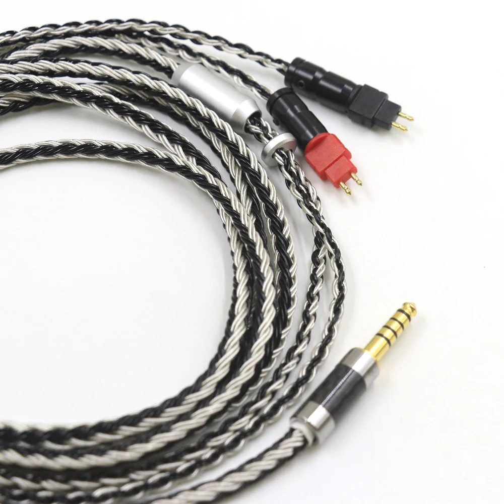 Wymiana kabla Audio uaktualnić zrównoważony 2.5mm 4.4 6.5 XLR 16 rdzeń kabel do słuchawek do Sennheiser HD580 HD600 HD650 HD25 HD660S