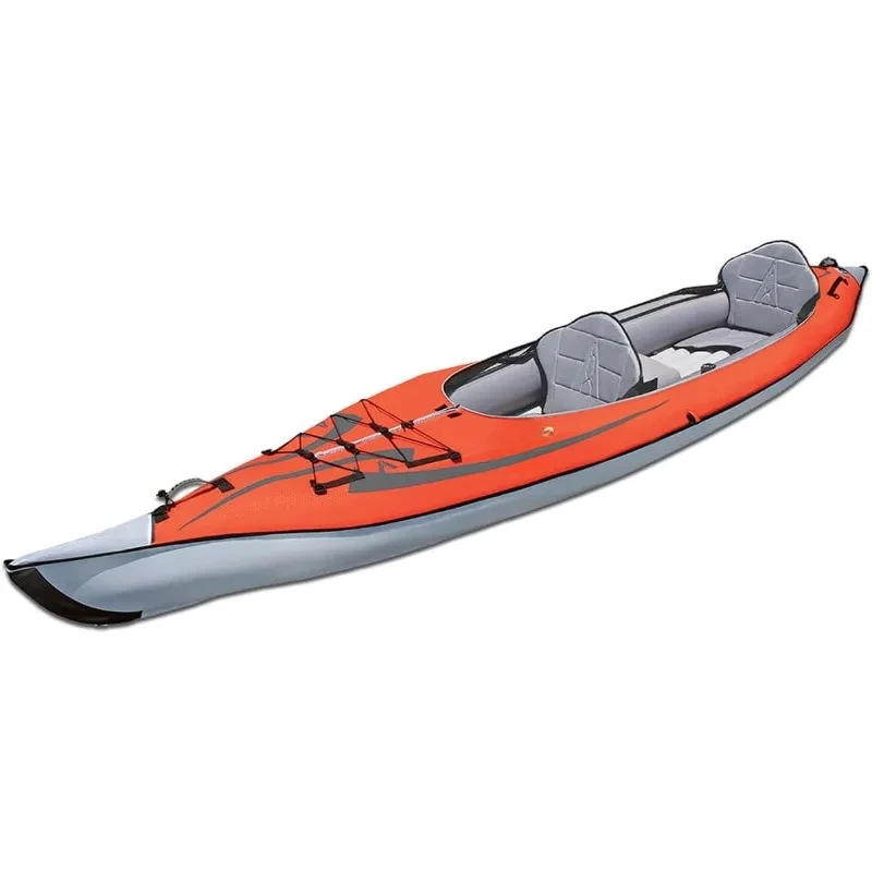 

AE1007-R AdvancedFrame Convertible Inflatable Kayak Three layers of material for extreme puncture resistance