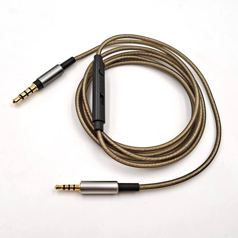 استبدال كابل 3.5 مللي متر إلى 2.5 مللي متر أنثى ل AKG Y40 Y50 Y500 N60NC K545 JBL LIVE2 PXC550 DT240 E30 E55 سماعة رأس مطلية بالفضة