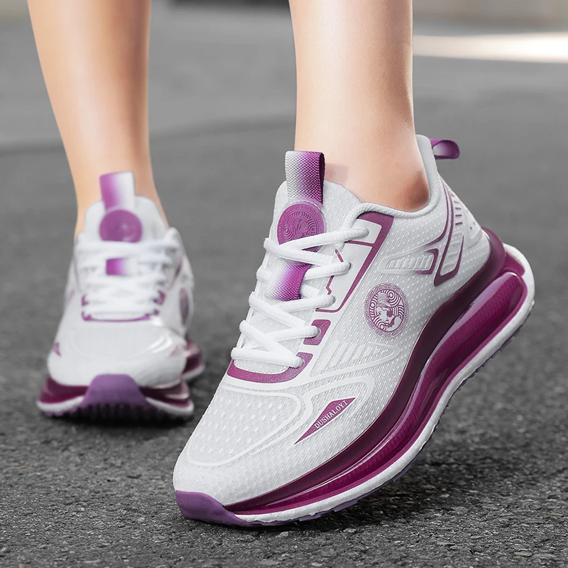 

Women Air Cushion Running Shoes Breathable Mesh Non-slip Lightweight Athletic Sneakers for Ladies Outdoor Sports