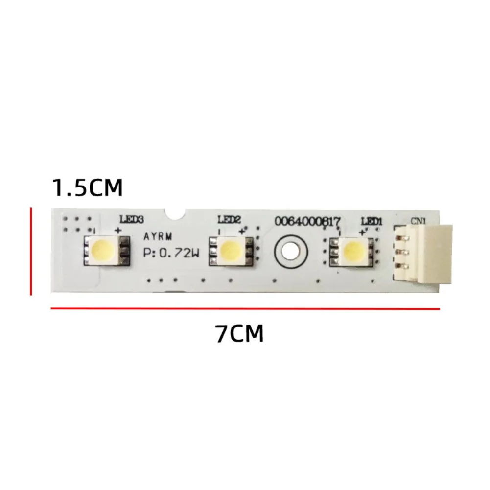 LED Light Strip for Haier Refrigerator Model 0064000817 DC12V Input Voltage Refrigerator Interior Lighting Upgrade