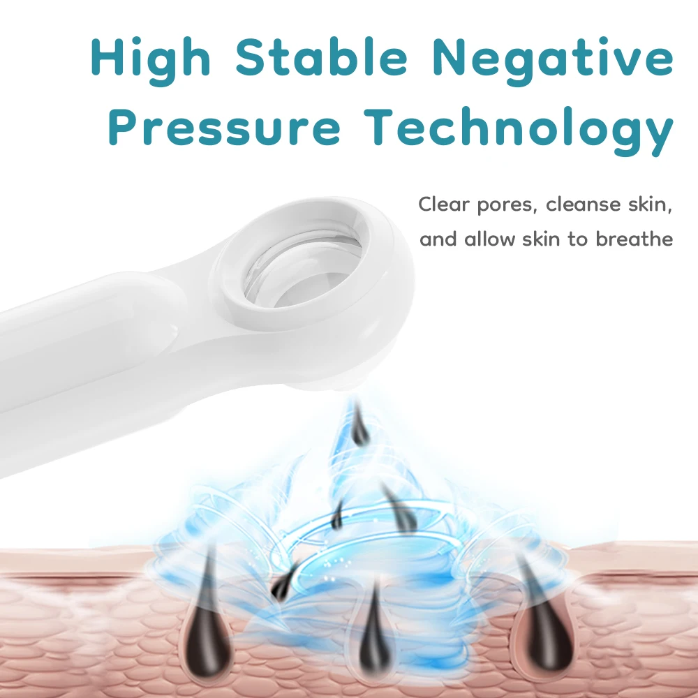 Visual Electric Blackhead Remover 3 Gears Adjustment LED Screen With light Vacuum Blackhead Removal Skin Cleansing Pore Cleaner