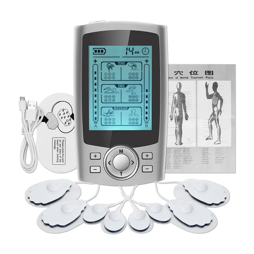 Tens Unit stymulator mięśni 36 tryb elektryczny EMS akupunktura masaż ciała terapia cyfrowa maszyna wyszczuplająca elektrostymulator