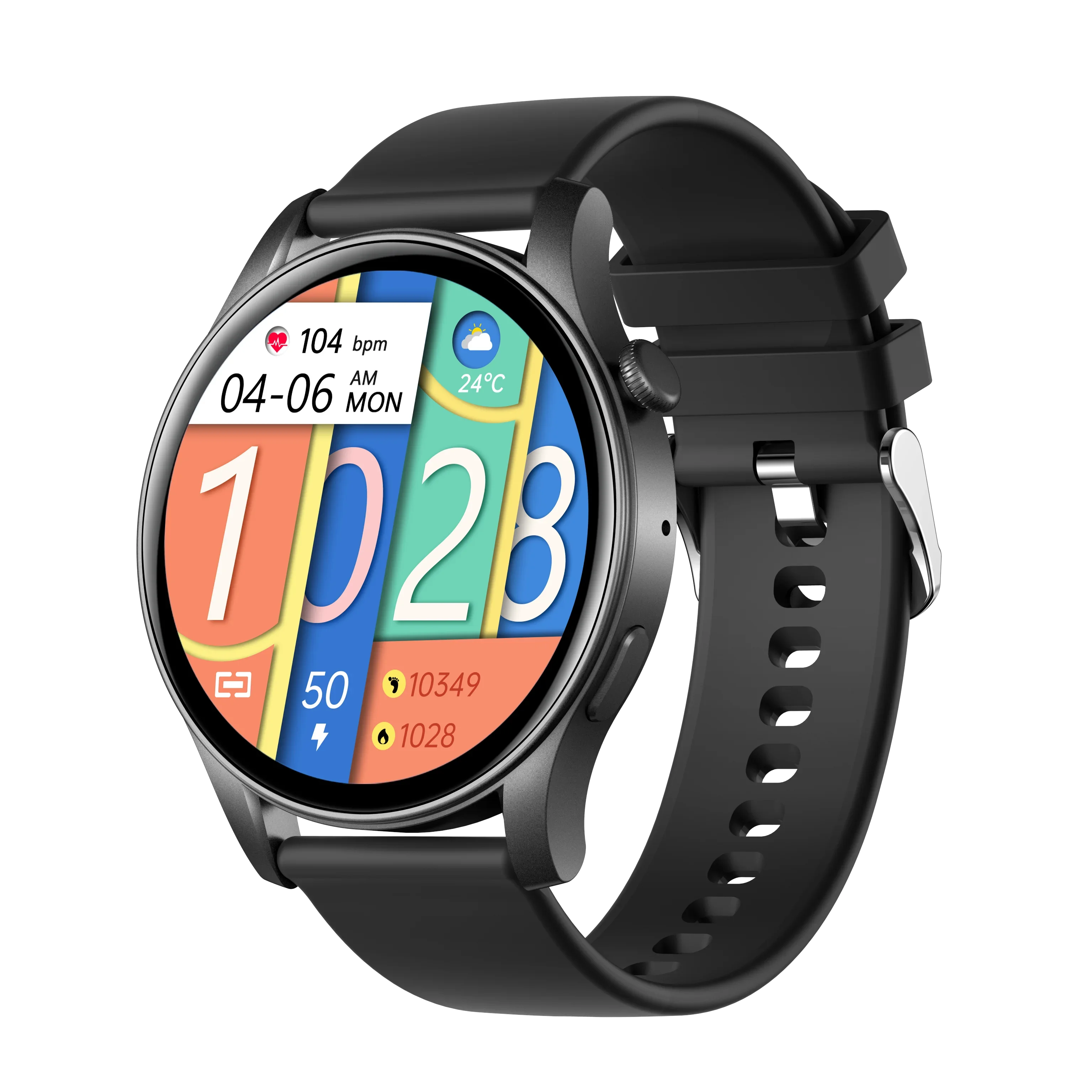 

1.43 Inch AMOLED HD Screen Smartwatch with BT Call, AI Voice Assistant, 100+ Sports Heart Rate Fitness Tracker for Men and Women