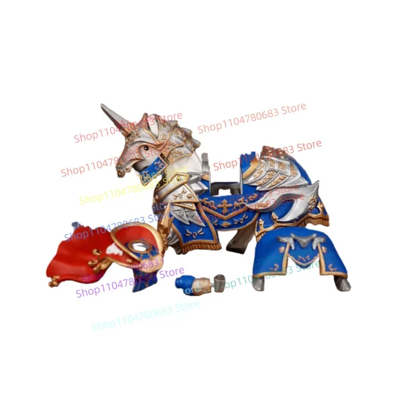 MOC Bouwsteen Haar Armor Mini Action Figure Assembly Model Display Stuk Cartoon Anime Accessoires Speelgoed Cadeau