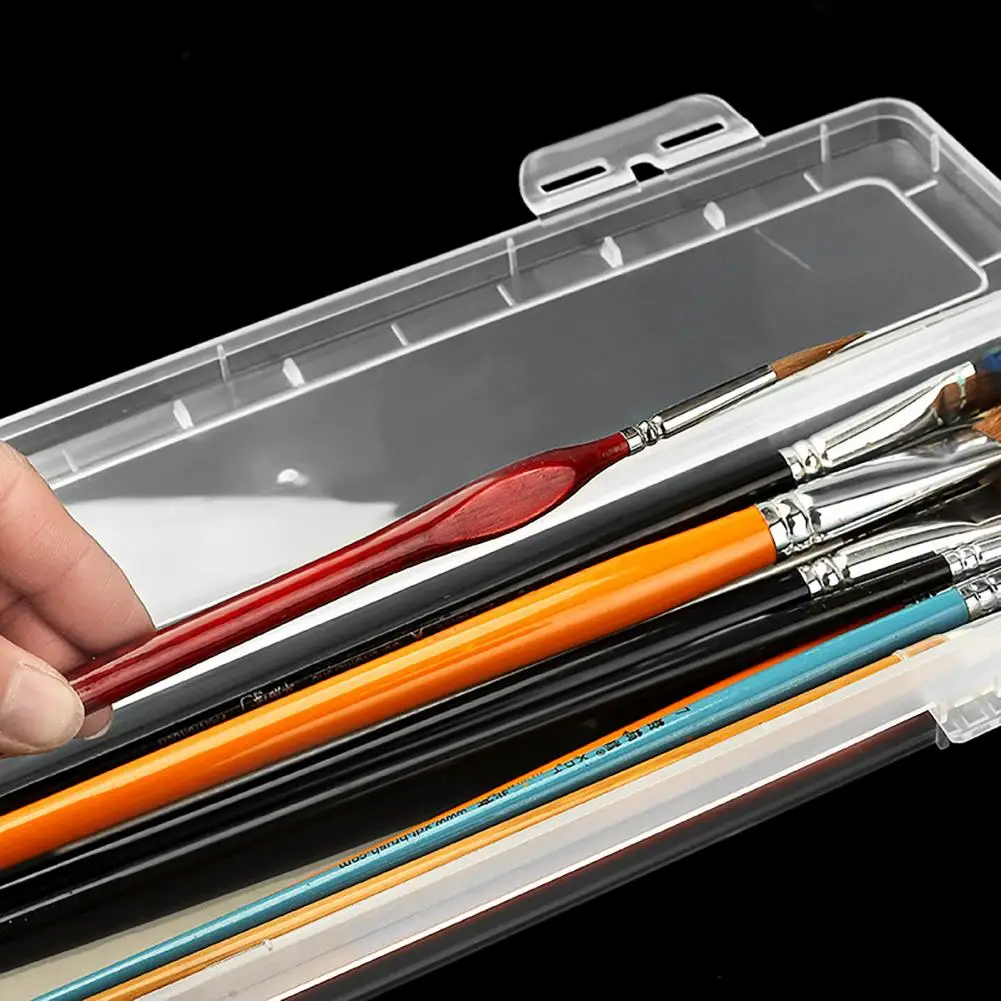 Pen Container Fashion Portable Painting Pencils Pens Storage Box Sturdy Easy Clean Pen Case