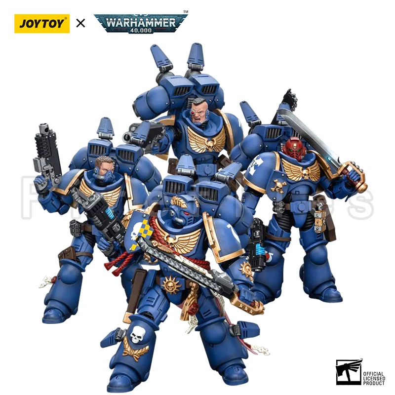 1/18 JOYTOY Action Figure 40K Ultramarines Jump Pack Intercessors Anime Collection Model Toy