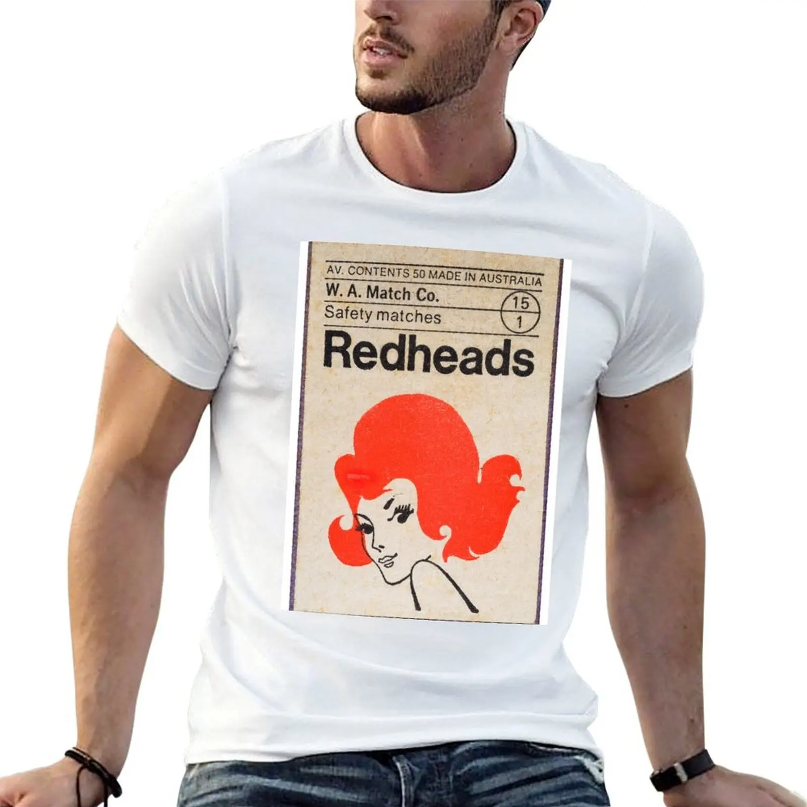 Red Head Matches T-Shirt man t shirt cotton high quality man t shirt designer men t shirt cotton 100% T-shirt