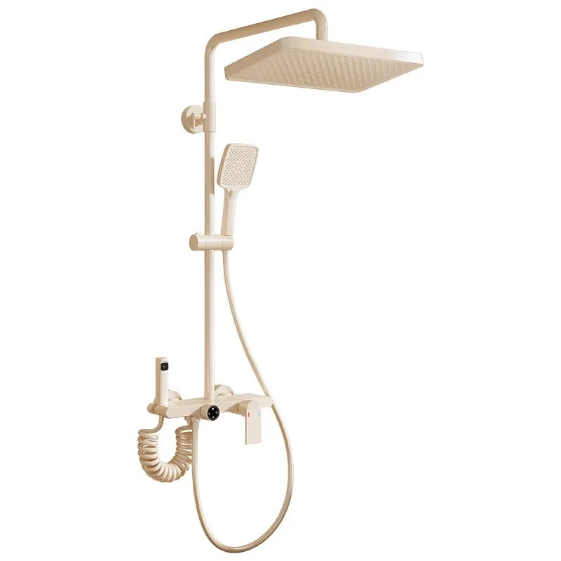 

Cream Wind Shower Shower Set Household Bathroom Toilet Hot and Cold Bath Pressurized Shower Head Set