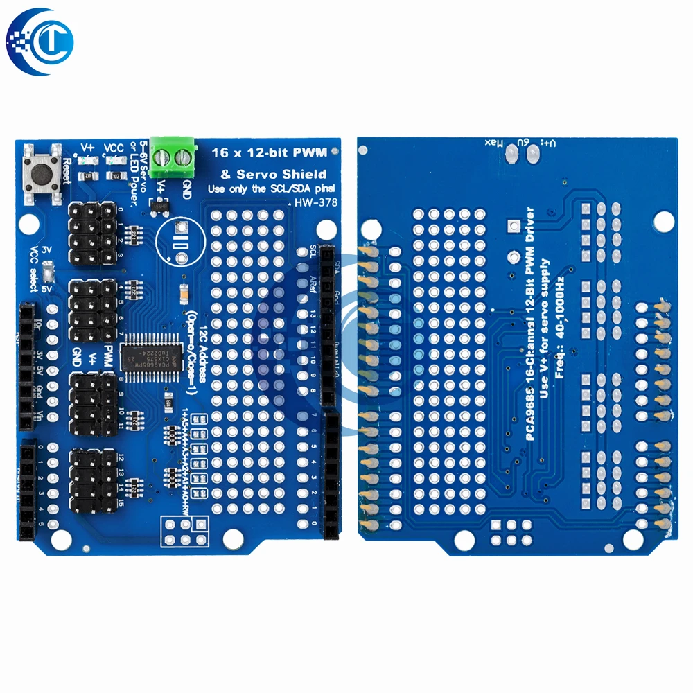 Motore/Stepper/Servo/schermo Robot per Arduino I2C v2 Kit con Driver PWM TOP