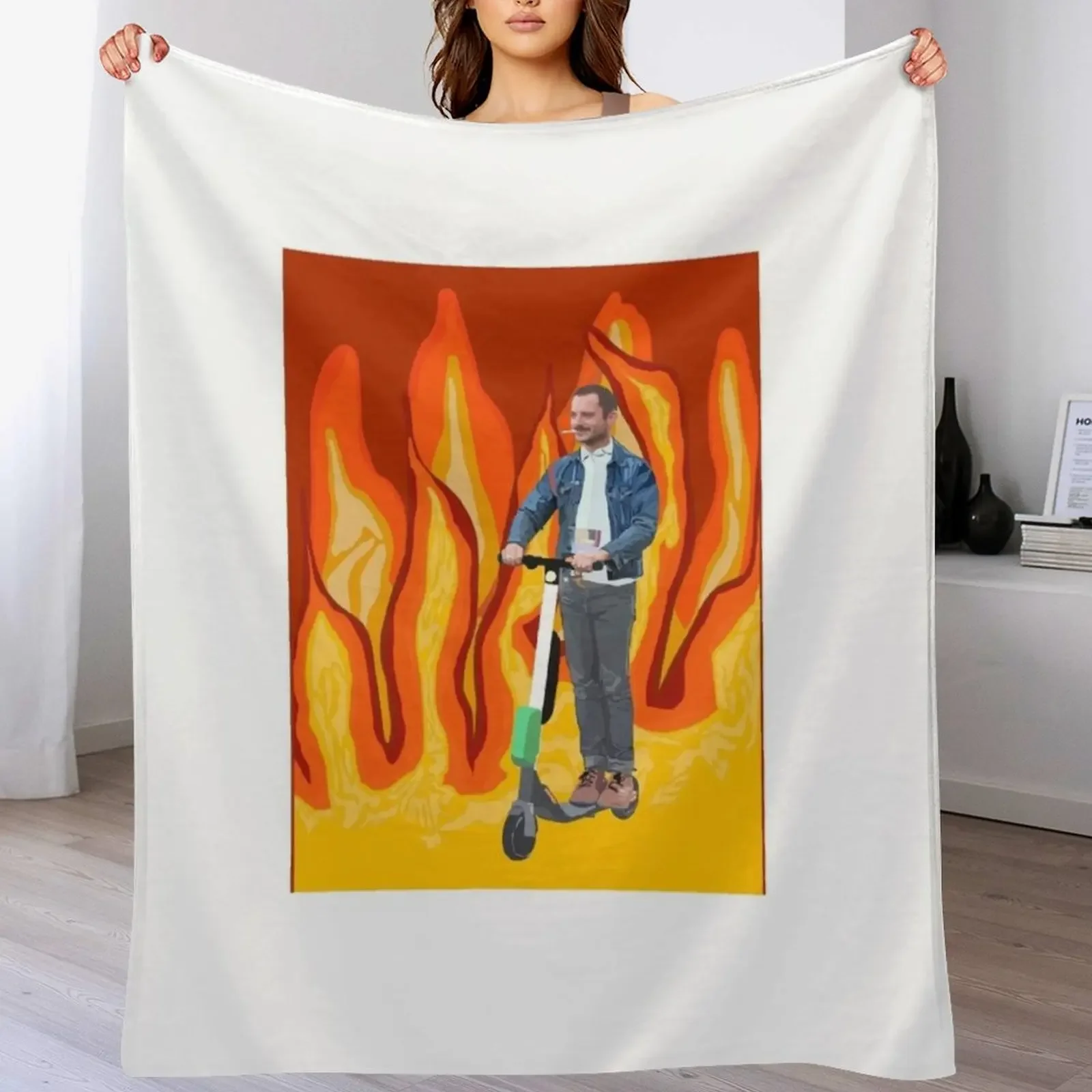 

Hell hath no furry like elijah woods Throw Blanket Warm Throw Blanket Gift for Anniversary
