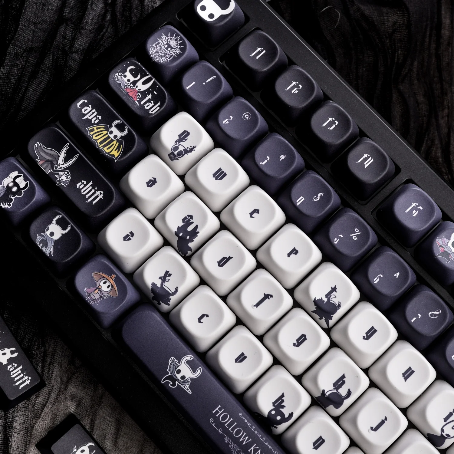 Set di copritasti a tema Hollow Knight MOA Cherry Profile PBT Gioco personalizzato Keycap Cappucci per tastiera meccanica creativa Hornet personalizzati