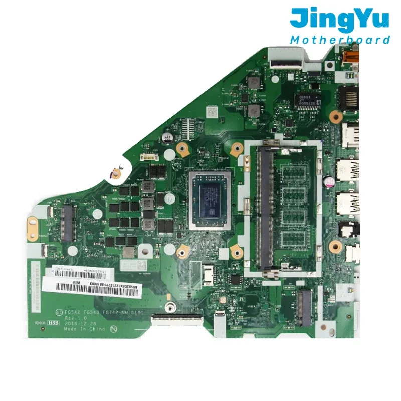 

For Lenovo Ideapad L340-17API L340-15API Laptop Motherboard with AMD R3 3200U R5-3500U CPU NM-C101 Notebook Mainboard