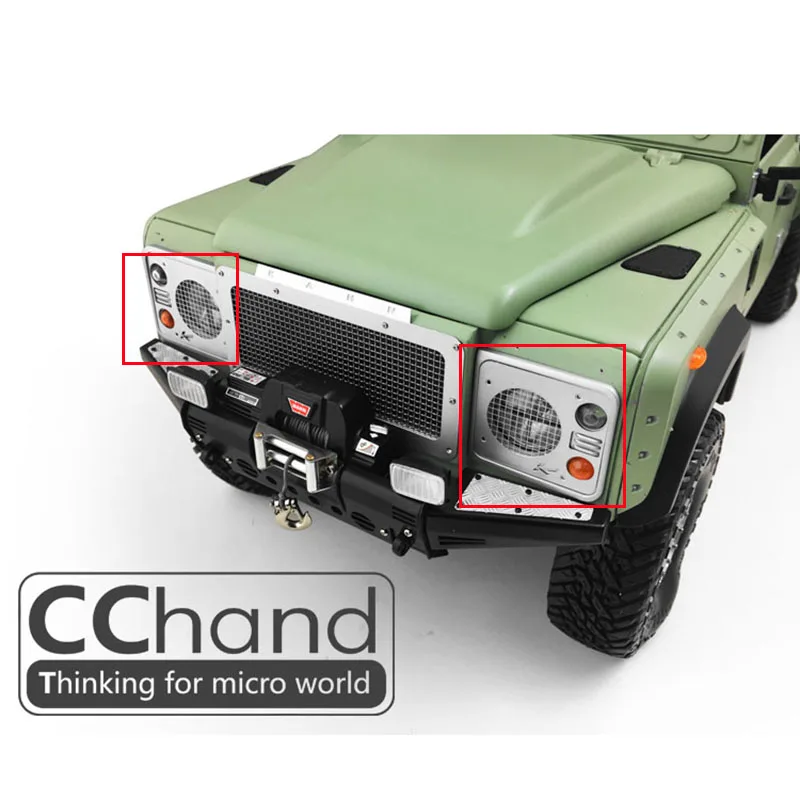 CChand Metal Front Light Guard for G2 1/10 D90 D110 Crawler Car Model Toys for Adult Spare Parts TH20956-SMT9