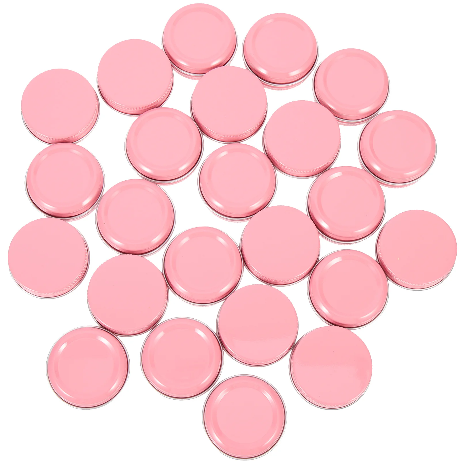 24개 알루미늄 틴 병 소형 빈 금속 틴 공예 제작용 화장품 보관용 원형 용기 재사용 가능 리필 가능