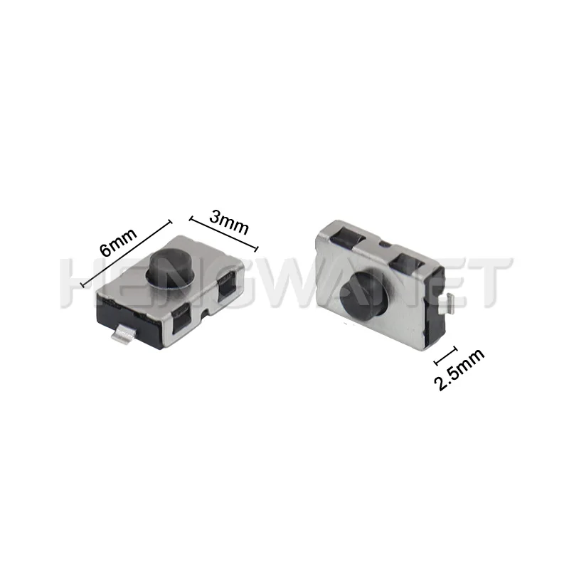10PCS 3X6 SMD Touch Silica Gel Button Keys Interrupteur 4*6 NC Soft Button SMD 3*6*2.5 3X6X2.5MM NO Micro Switch Normally Closed