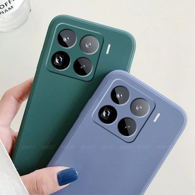 For Xiaomi 15 Pro Case Cover Xiaomi 15 Pro Capas New Back Shockproof Original Liquid Silicone Soft TPU Fundas Xiaomi15 Xiaomi 15