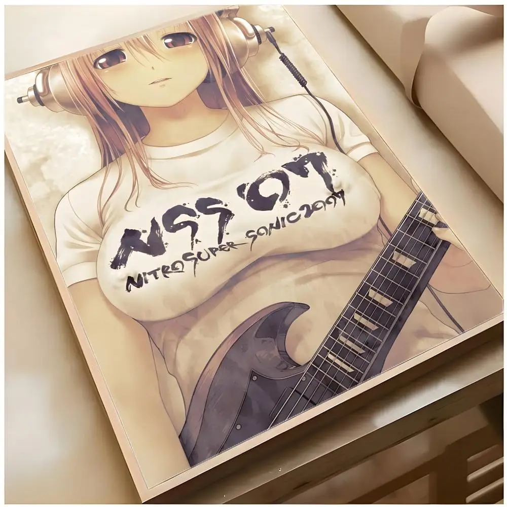 Niedlicher Anime-Charakter S-Super Sonico Poster Superior Home Space Pub Indoor Dekorative Kunst & Wohndekoration – Detail 16